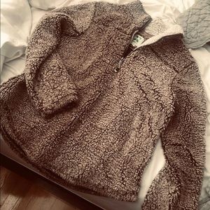 GreanTea Fluffy Quarter ZIP